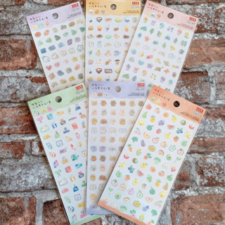 日本 貼紙 日本製 透明貼紙 水果 食物 天氣 動物 兔子 小狗 不規則 文具用品 手帳 素材 拼貼 裝飾 卡片