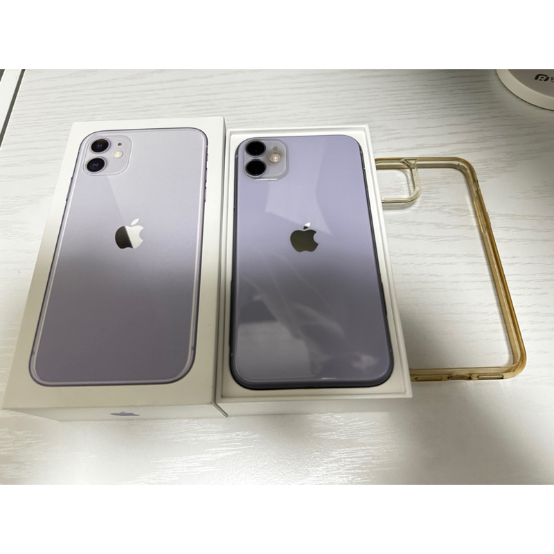 Iphone 11 128G 紫色  外觀漂亮 有盒子在送全新原廠耳機