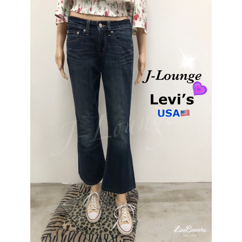 N1213 Levi’s 518 超低腰superlow復古牛仔喇叭褲flare jeans J-Lounge