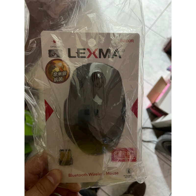 【LEXMA】M830R無線藍光滑鼠-黑（全新未拆封）