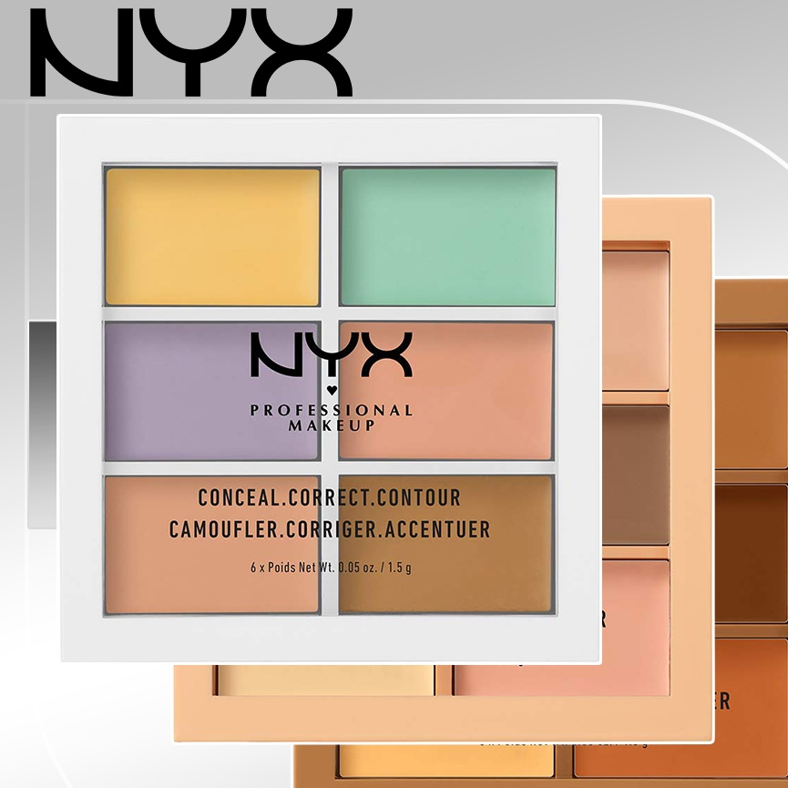 現貨+預購｜NYX 六色校色遮瑕盤 COLOR CORRECTING PALETTE 修容盤 修容遮瑕膏