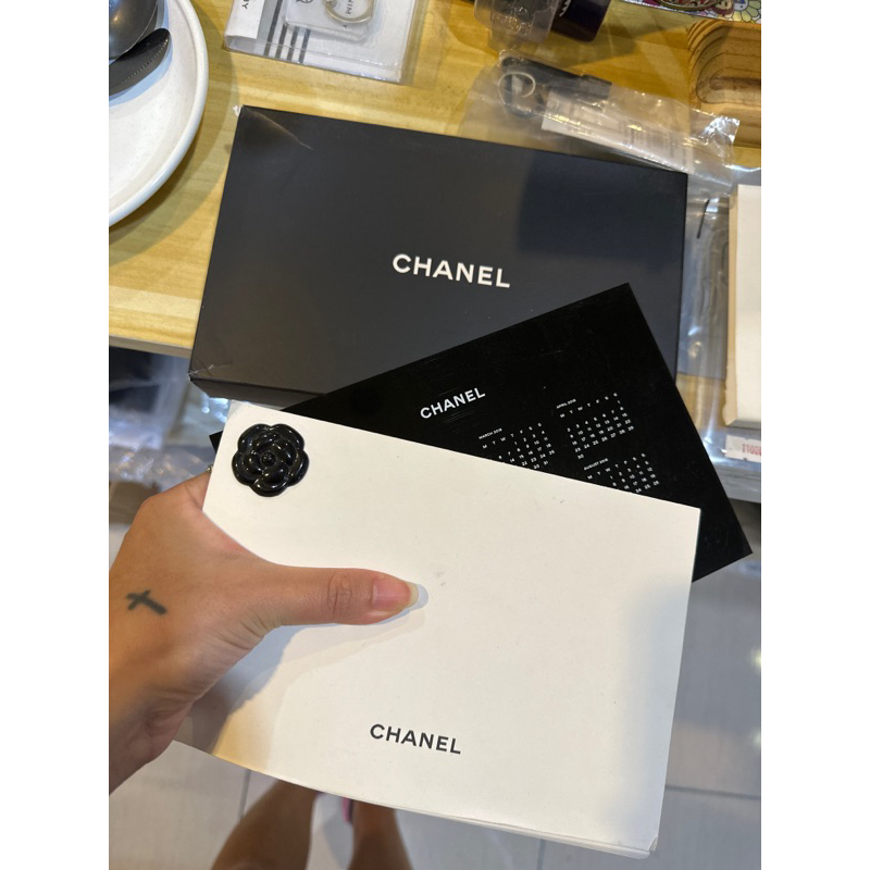 xsPC Chanel 2018絕版專櫃贈品 壓克力便條紙 附紙盒 現貨