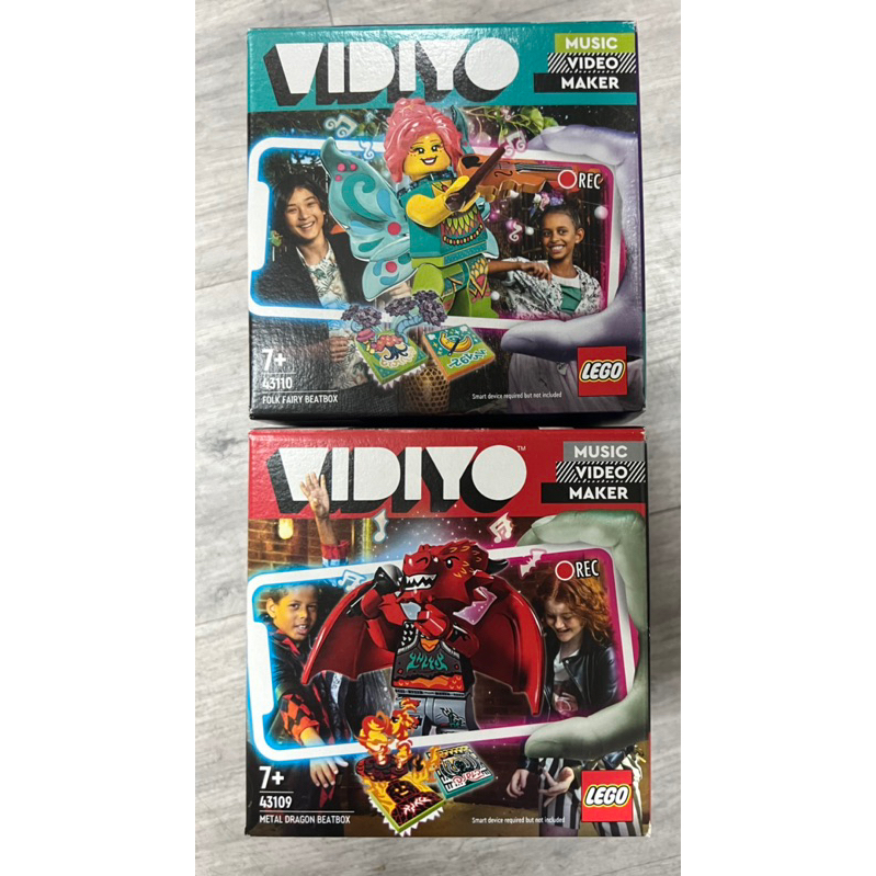 《蘇大樂高》LEGO 43109 43110 VIDIYO 系列 重金屬龍 蝴蝶女 （全新）