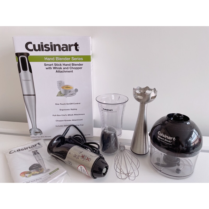 Cuisinart美膳雅 寶寶副食品調理棒 手持全方位自動攪拌棒 CSB 77TW