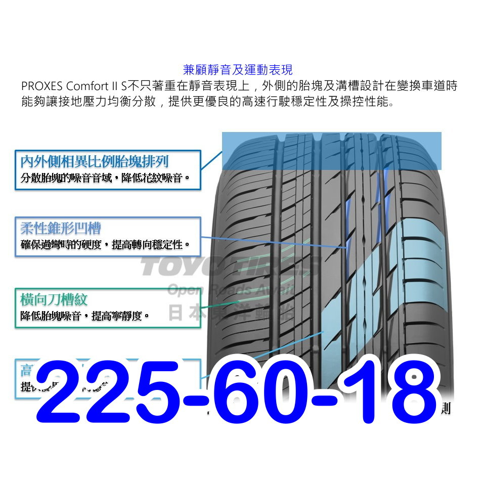 小李輪胎 TOYO 東洋 C2S 225-60-18 日本製輪胎 全規格尺寸特價中歡迎詢問詢價