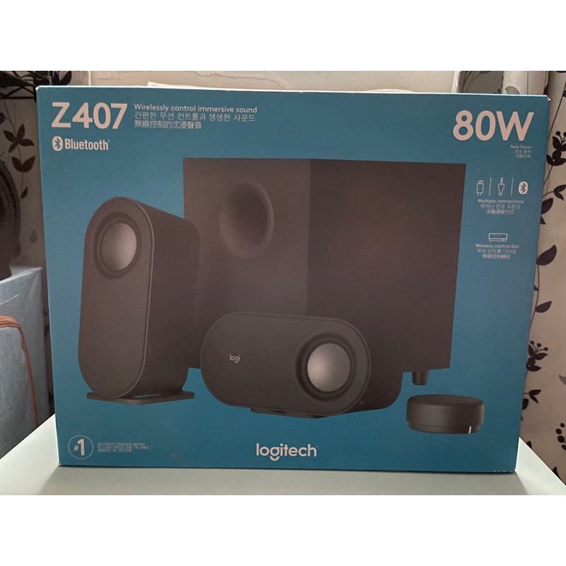 Logitech Z407 無線控制藍芽喇叭（二手 商品與外盒皆完整）