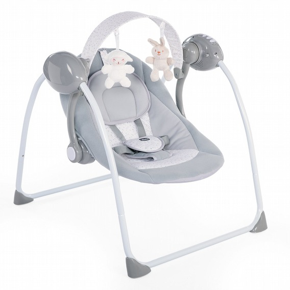 Chicco Relax &amp; Play 電動音樂安撫搖搖椅(CBA79148.19 極簡灰)3980元(聊聊優惠)