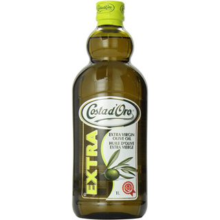 Costa dOro初榨橄欖油 第一道冷壓1L Extra Virgin Olive Oil 義大利原裝玻璃瓶