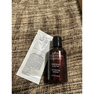 John masters organics 洗+潤旅行攜帶迷你規格 月見草洗髮精 柑橘橙花潤髮乳
