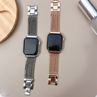 ［Moon] 錶帶Apple WatchS8/7/se/6/5/4/3/2/1 手錶錶帶 金屬錶帶 41MM 45MM
