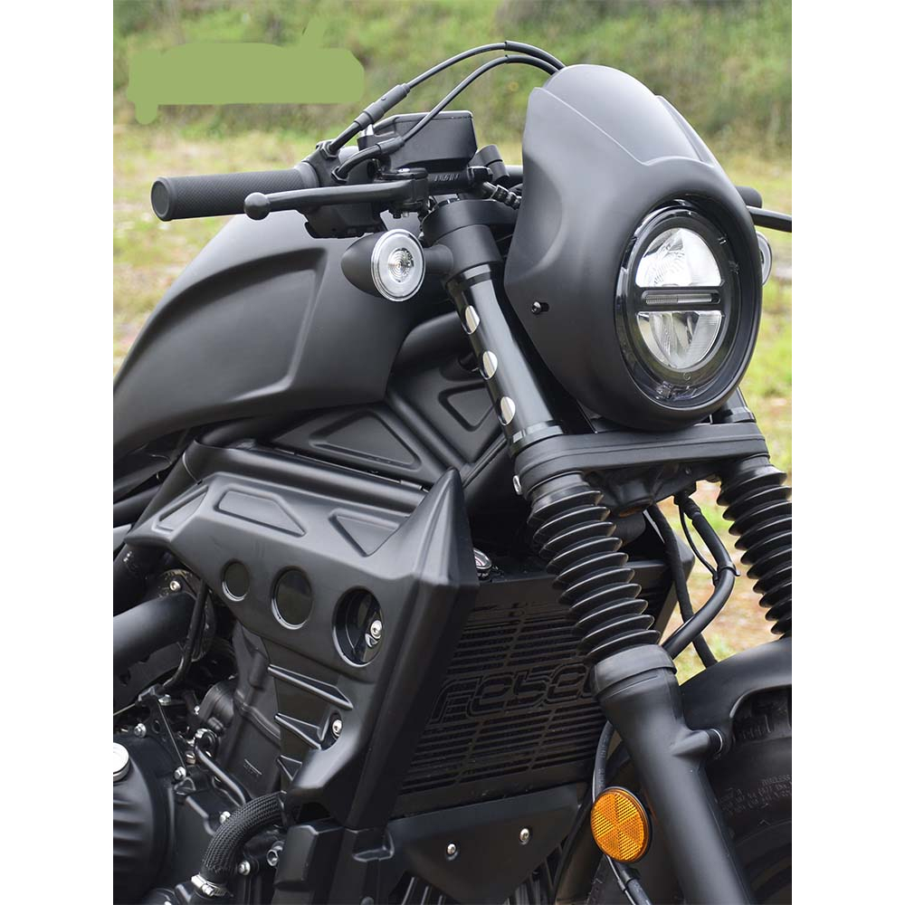 rebel500頭燈整流罩 適用於 Honda Rebel 1100T改裝頭燈整流罩套件 Rebel250  rebel