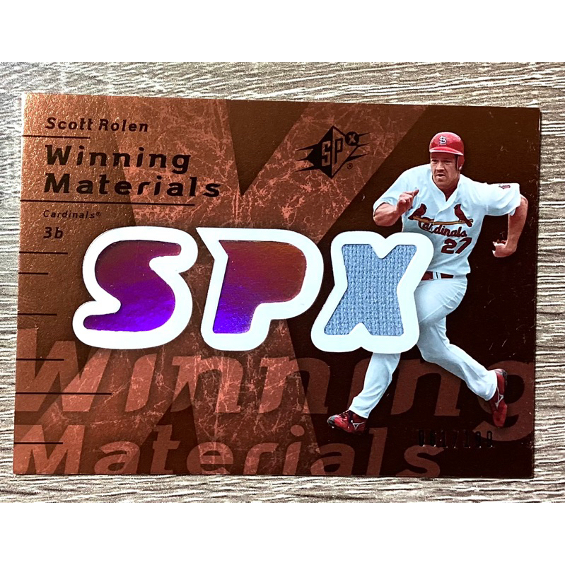 ［2007 SPX MLB］紅雀傳奇 Rolen 限量球衣卡（061/199） 棒球卡 職棒卡