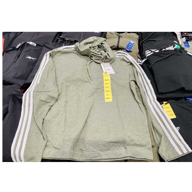 【帽T出清】零碼便宜賣⚡️正版愛迪達adidas 男吸濕排汗連帽上衣 三線帽T 經典串標三線🔥好市多代購🔥1559567