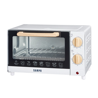 【聲寶SAMPO】 10公升精緻木紋電烤箱 KZ-CB10