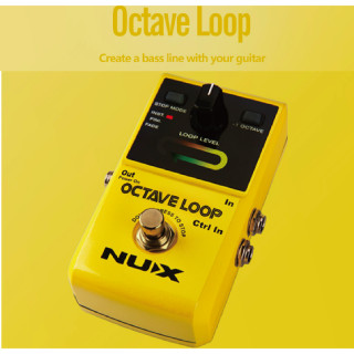 【玖的樂器】全新 公司貨 免運 NUX Octave Loop 單顆 錄音 效果器 loop