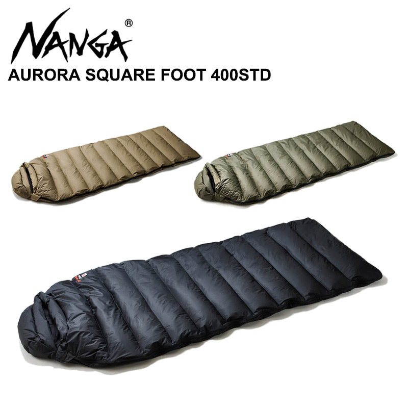 TSU日本代購 NANGA AURORA SQUARE FOOT 400STD  600STD  800STD 羽絨睡袋