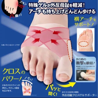 【日本製 Alphax】拇指外翻凝膠護套 舒緩拇指外側的摩擦和疼痛 可水洗