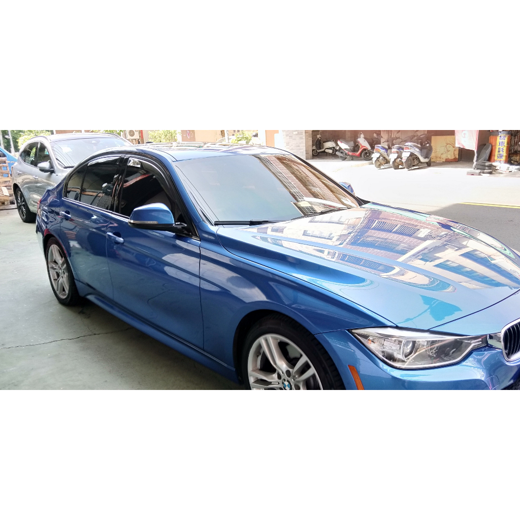 寶馬BMW F30 328i / 4D 2012年-2018年【崁入式晴雨窗-標準款】比德堡 內崁 嵌入 內嵌