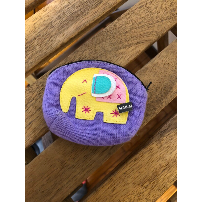 泰國 🐘大象紫色零錢包