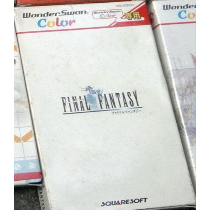 WONDERSWAN遊戲機之遊戲卡--Final Fantasy太空戰士/2手
