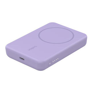 Belkin BoostCharge 磁力無線行動充電器 5K+ 支架 紫色 🔊正品 假1賠10 🔊