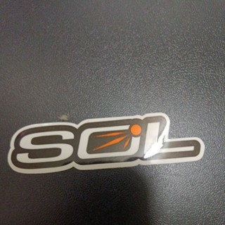 SOL安全帽貼紙。SOL安全帽貼紙