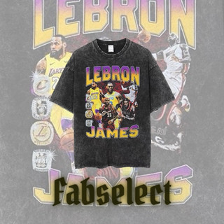 [Fabselect]Lebron James NBA球星 水洗印花短袖 詹皇 詹姆士 湖人隊 8JA9