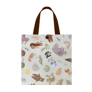 Sunny Bag-小方形防水購物袋-睡覺小動物