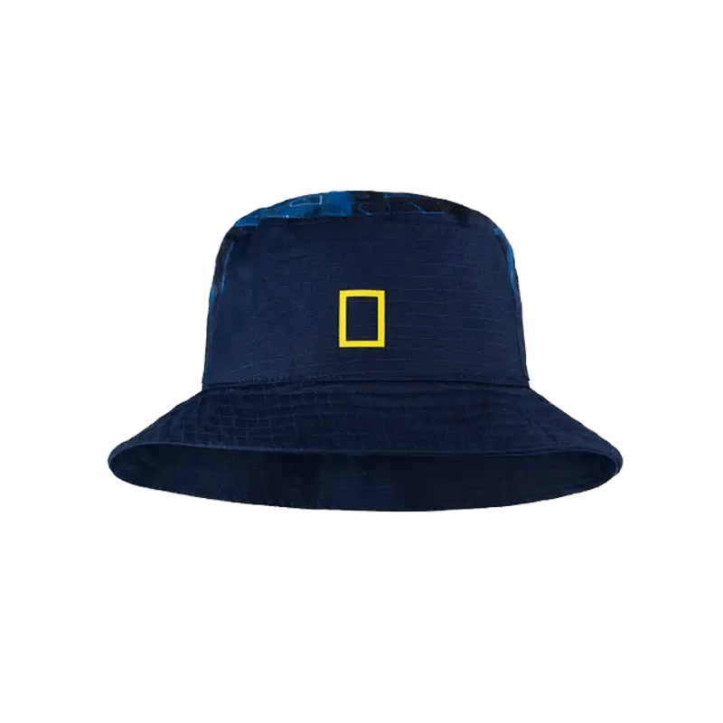 【西班牙BUFF】國家地理頻道-太陽漁夫帽Sun Bucket Hat / BF131351-707-神秘古文-L/XL