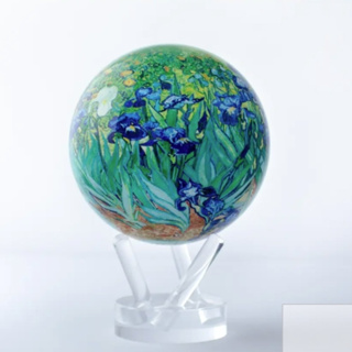 MOVA光能地球儀🌏梵谷鳶尾花Van Gogh Irises 居家擺設．精緻送禮．轉運．紀念日．母親節．自轉地球儀