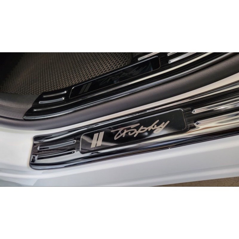 MG HS迎賓踏板 門檻條 不銹鋼 黑鈦貼片 黑鈦/碳紋 配件 改裝