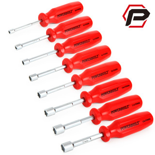 【寶力優工具】Powerbuilt 8件式套筒螺絲起子組｜公制螺絲起子｜套筒 5mm-12mm｜台灣製造