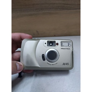 維修件 PRAKTICA M45 底片相機 可以過電 其餘功能未測試 狀況不明 當零件機賣 自行整修 售出不退喔