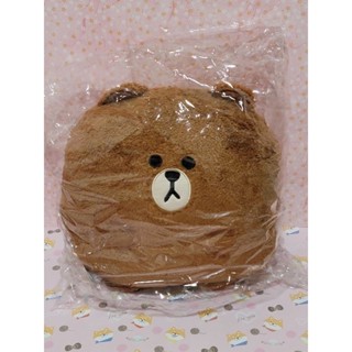 全新未拆 熊大 暖手枕 LINE FRIENDS 生日禮物 交換禮物 娃娃機夾出 現貨