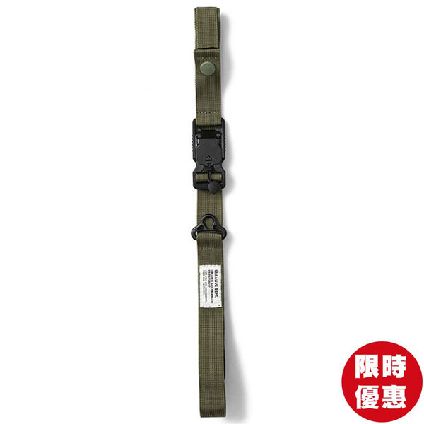 FILTER017 FIDLOCK Utility Belt﻿ 磁扣機能 腰帶 露營掛繩 (軍綠) 化學原宿