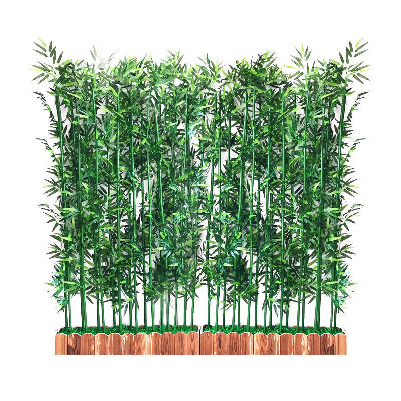 仿真竹子 環保鍍膜公司酒店造景隔斷屏風裝飾室內外 假竹子 仿真植物