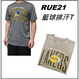 RUE21 NBA 運動T恤 排汗T恤 短袖 排汗衫 排汗衣 練習衣 籃球 健身 路跑 夜跑 湖人 勇士 登山 休閒