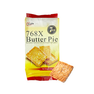 【臺灣優格餅乾學院】768奶油千層派130g｜餅乾零食 無新增防腐劑 團購推薦 餅乾推薦 臺灣製造
