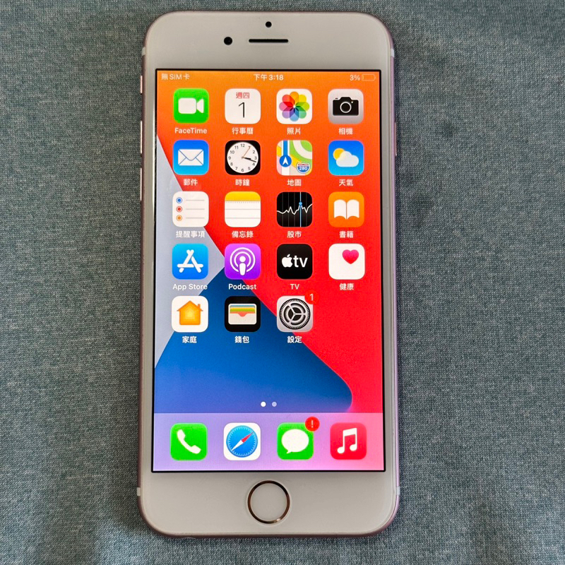 iPhone 6s 64G 玫瑰金 9成新 功能正常 二手 Iphone6s i6s 4.7吋 螢幕刮傷 台中