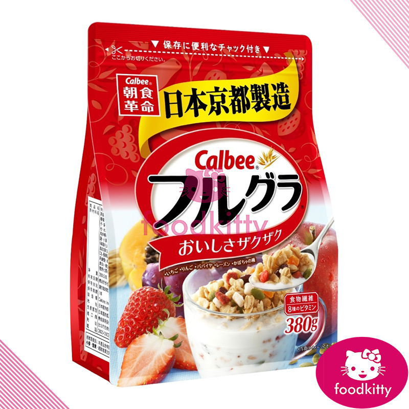 【foodkitty】 台灣出貨 日本Calbee卡樂比 日本零食水果麥片 樂比富果樂 早餐麥片