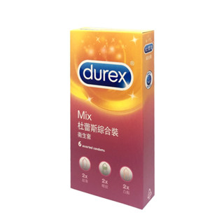 送潤滑液 Durex 杜蕾斯 綜合裝 保險套(6入) 超薄+凸點+螺紋 衛生套 安全套 情趣用品 保險套 避孕套