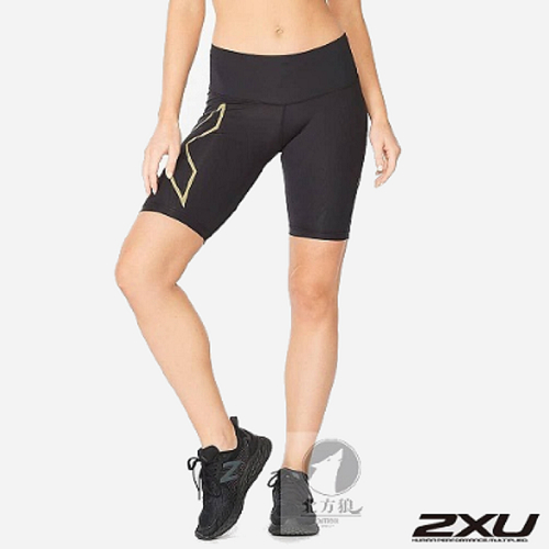 2XU 澳洲 女 MCS高階中腰跑步壓縮短褲 [北方狼] 6593