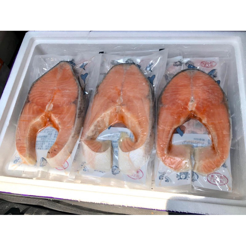 (財老闆)鮭魚 切片 5KG 15片無包冰純重 批發 量販