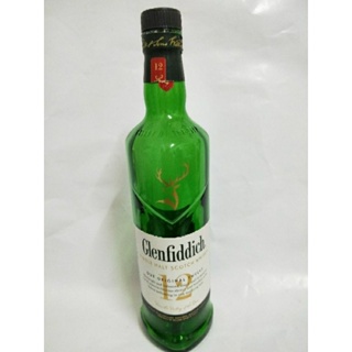 代售-格蘭菲迪 12年 威士忌空瓶--700ML款