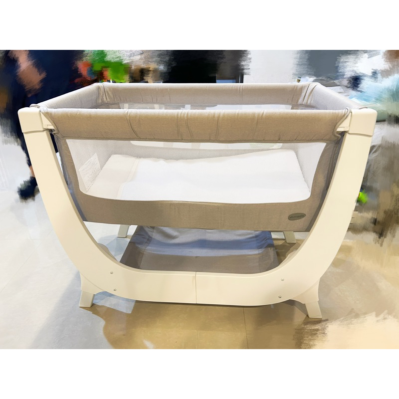 英國Shnuggle Air (成長型) 床邊嬰兒床 (灰色) Shnuggle Air Bedside Crib