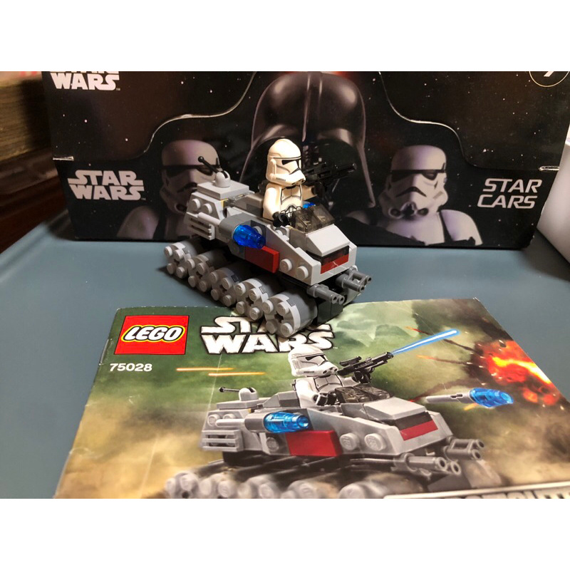 LEGO 75028 STAR WARS clone TANK 無缺件 ⚠️二手‼️無盒 書況一般有折痕