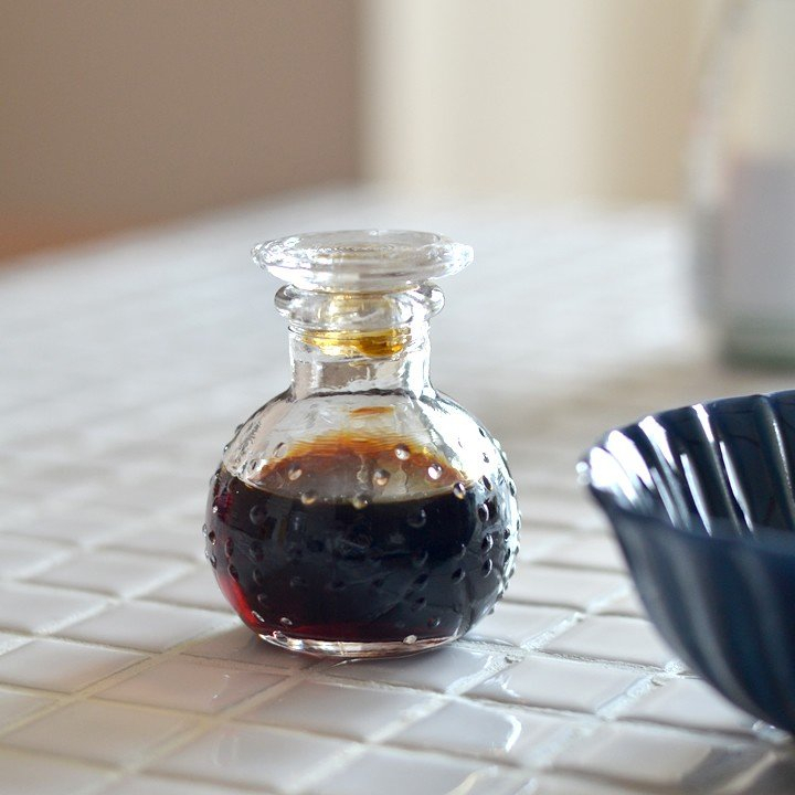 日本製 江戶硝子 迷你醬油瓶 江戶玻璃 迷你玻璃瓶 醬油瓶 調味瓶 小花瓶 玻璃罐