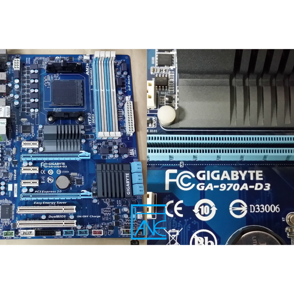 【 大胖電腦 】技嘉 GA-970A-D3 主機板/附擋板/AM3+/FX/保固30天/DDR3/良品/實體店面/可面交