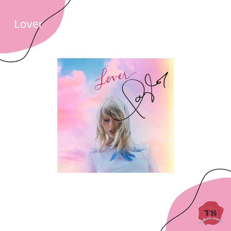 Taylor Swift Lover Signed 泰勒絲親筆簽名專輯