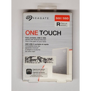 【大媽3C】 Seagate One Touch SSD 500GB 高速版 外接式 -星鑽銀(STKG500401)
